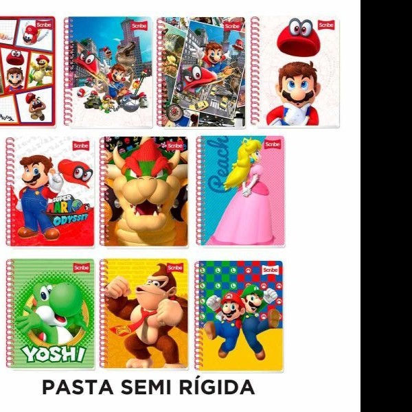 CUADERNO PROF. MARIO BROS SCRIBE 7420 RAYA ESP. 100H C.24